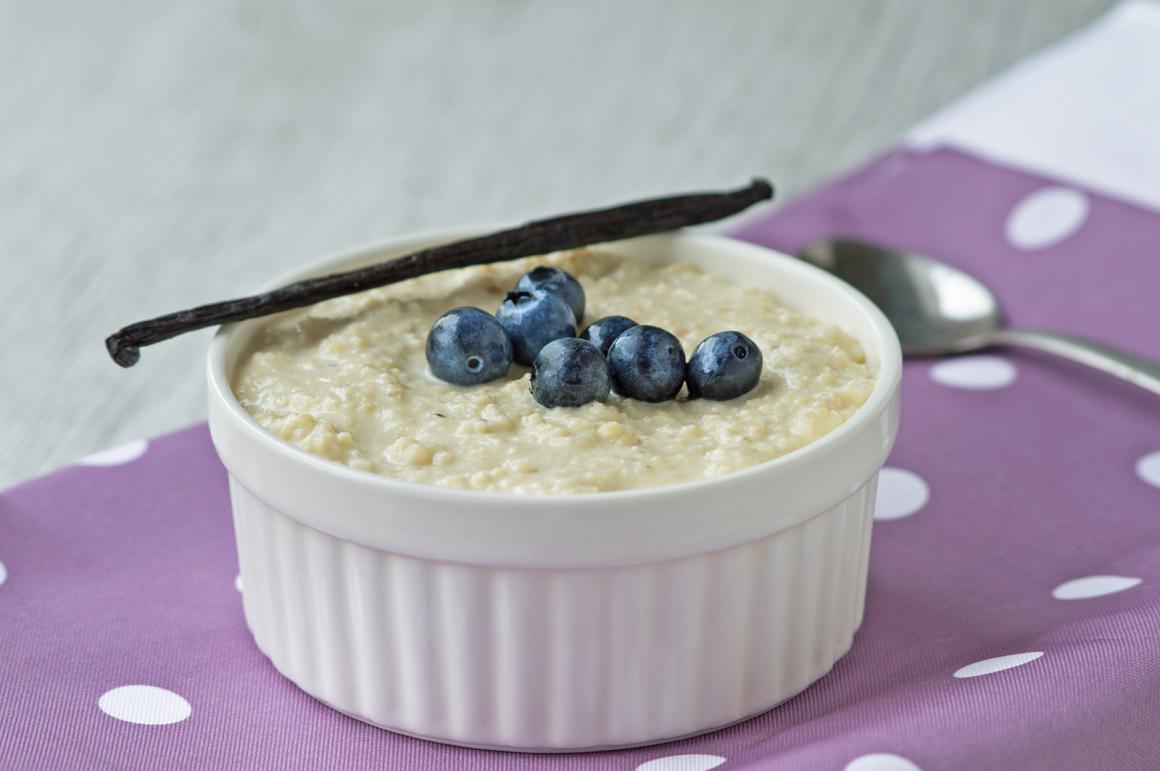 Hirsepudding mit Vanille und Zimt