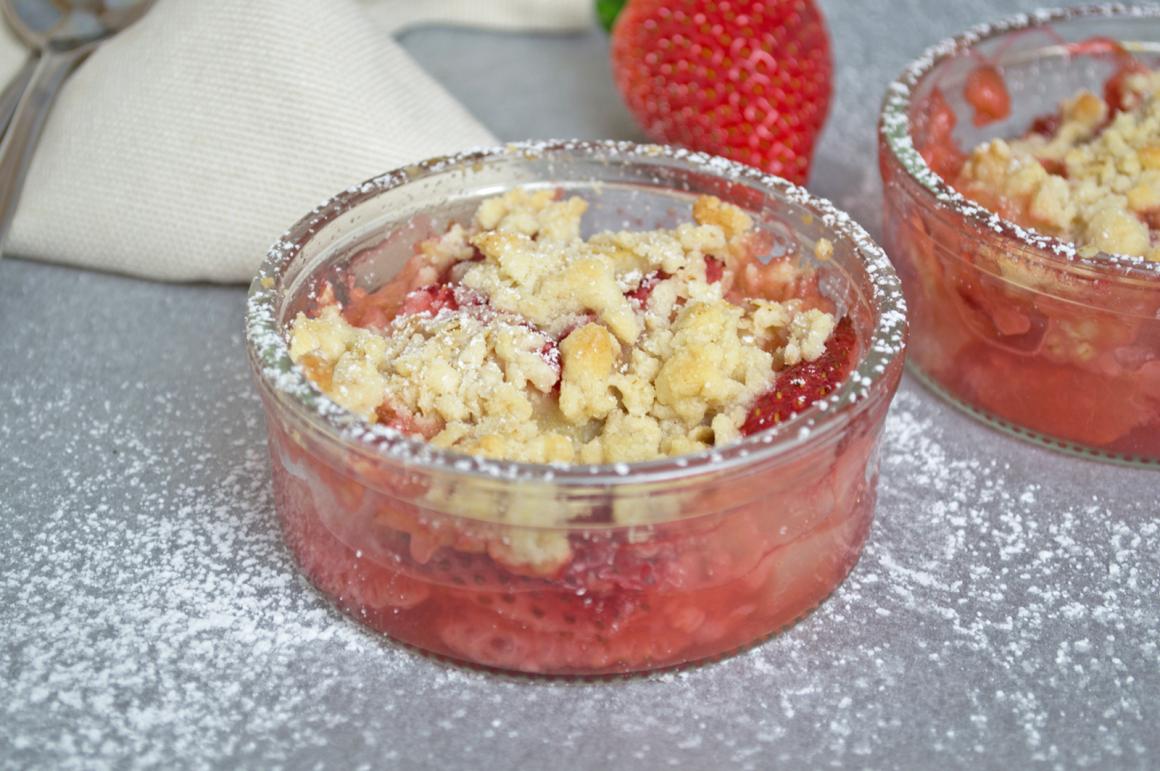 Erdbeer-Apfel-Crumble