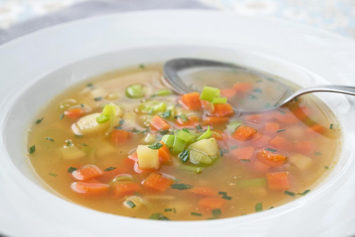 Gemüsesuppe mit Sherry