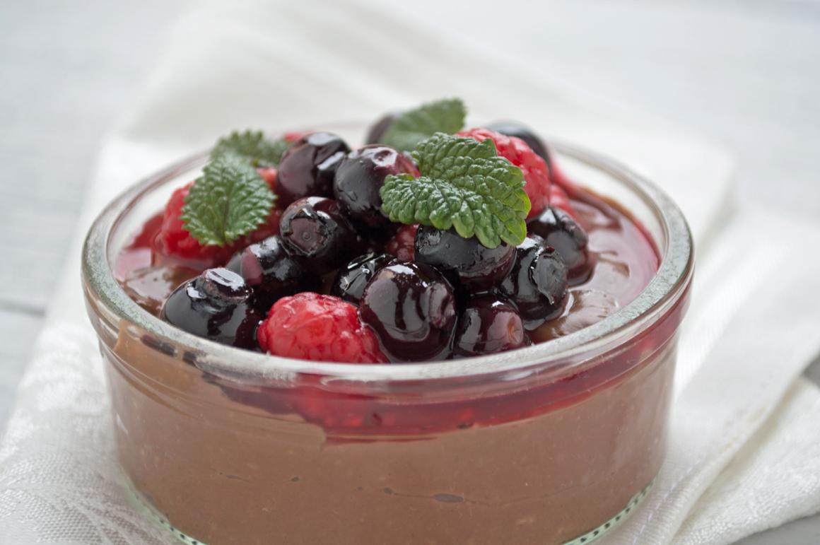 Schokolade-Panna-Cotta