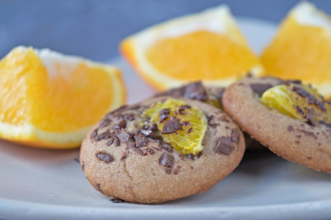 Orangen-Schokolade-Cookies