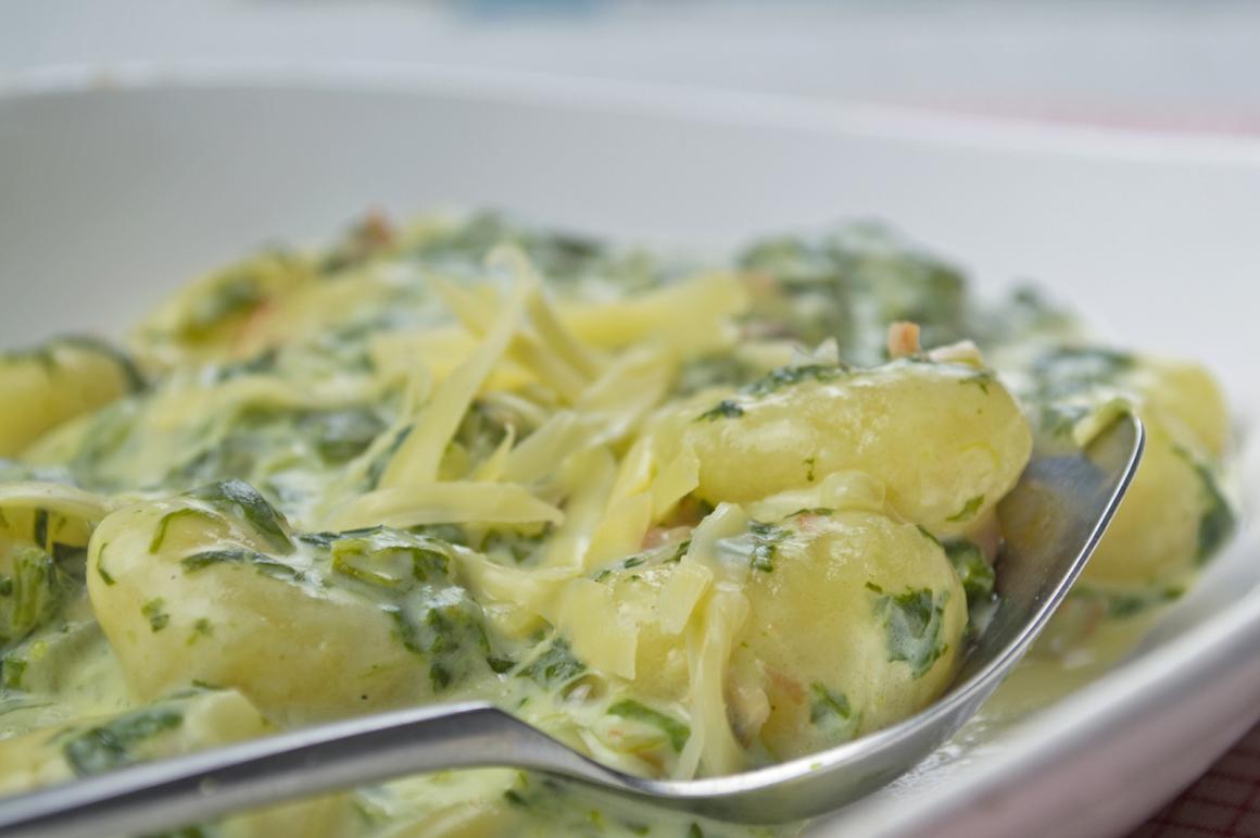 Spinat-Gnocchi