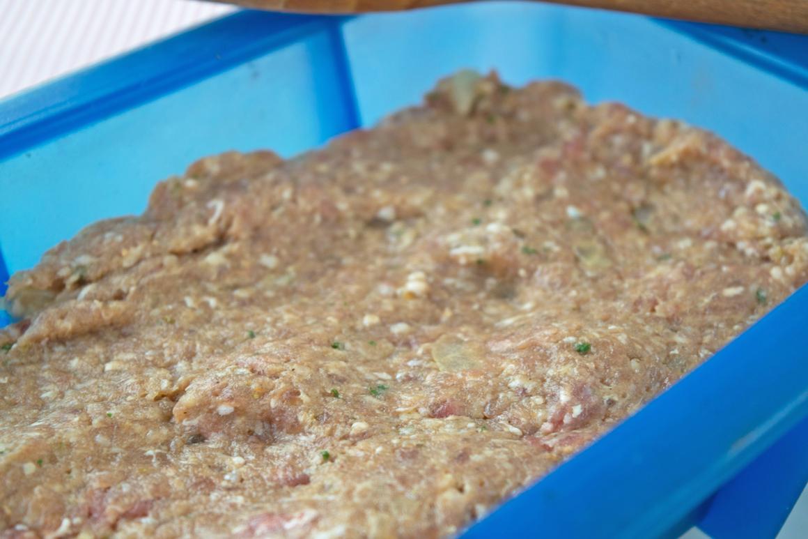 Hackbraten aus dem Ofen