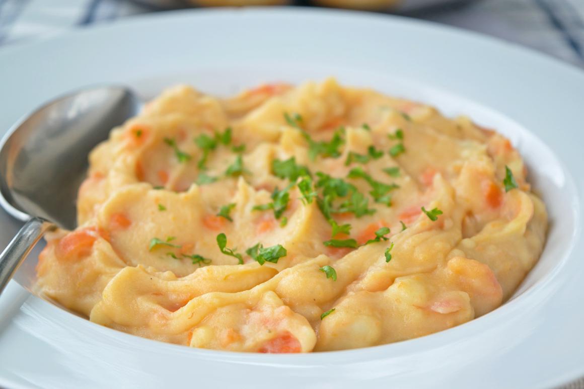 Rüebli und Kartoffel-Mahlzeit