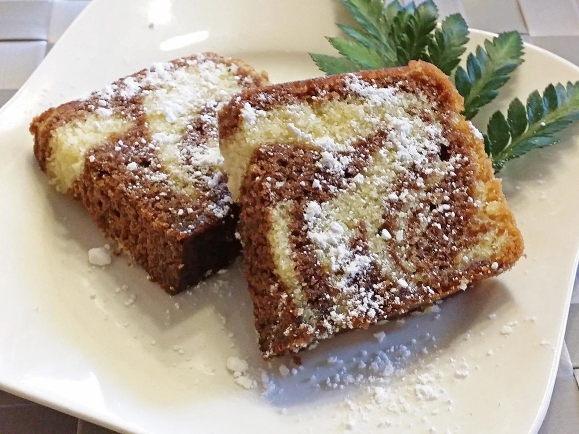 Marmorkuchen in Kastenform