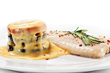 Seezunge mit Safransauce