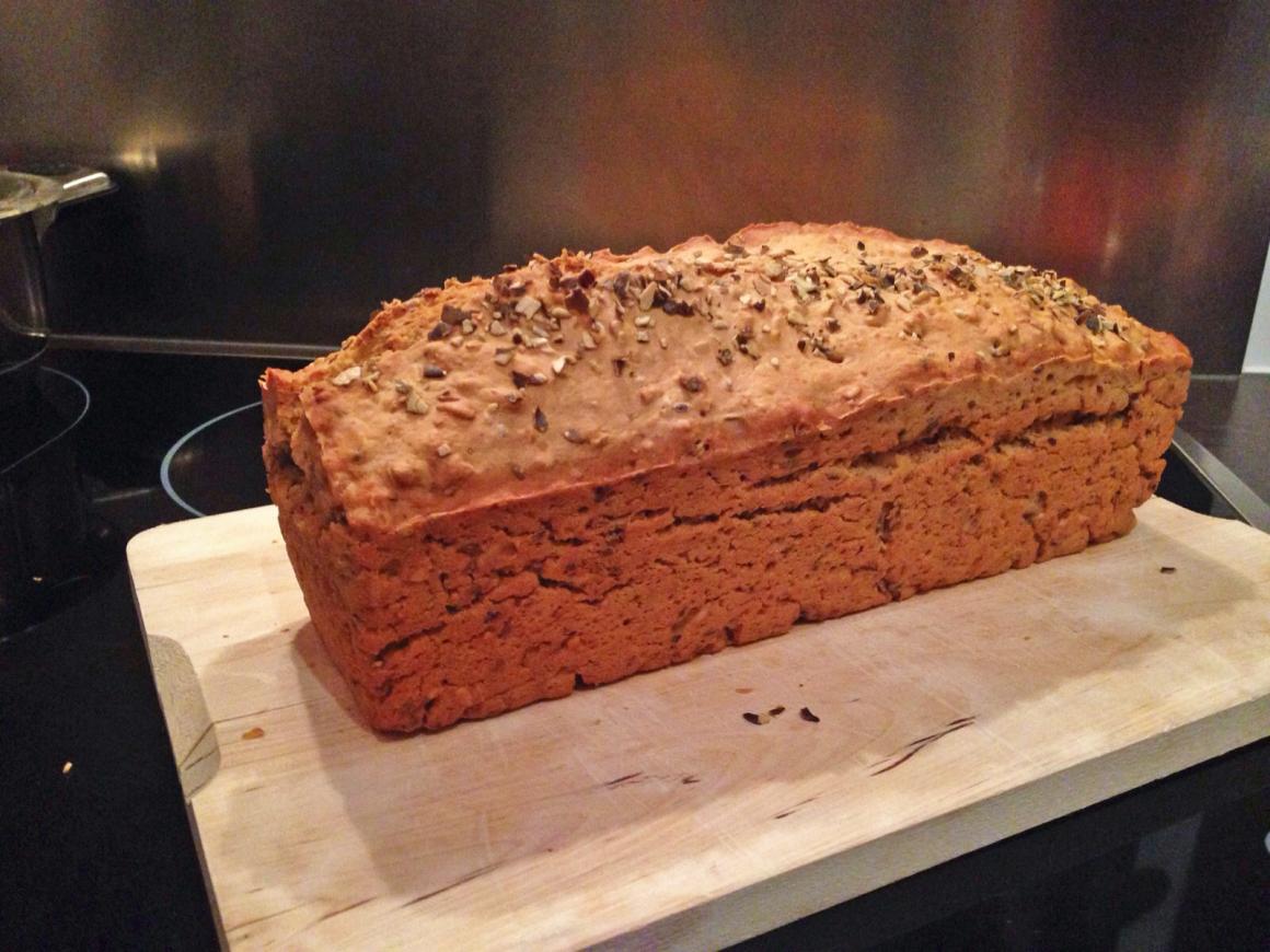 Vollkornbrot mit Rüebli