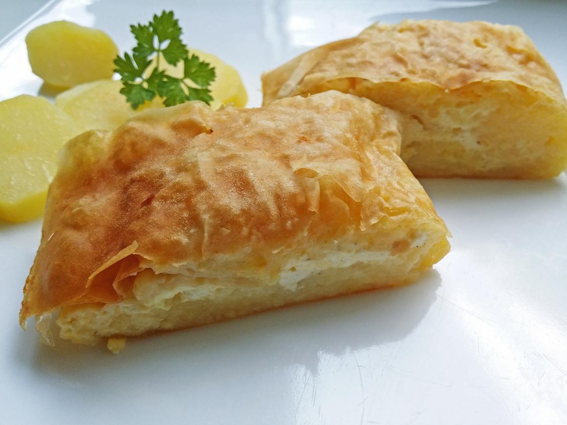 Feta Kartoffelstrudel