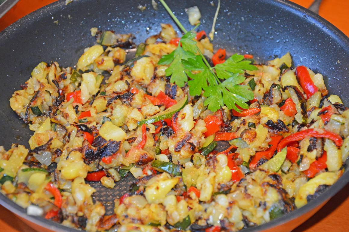 Gemüsepfanne Mediterran