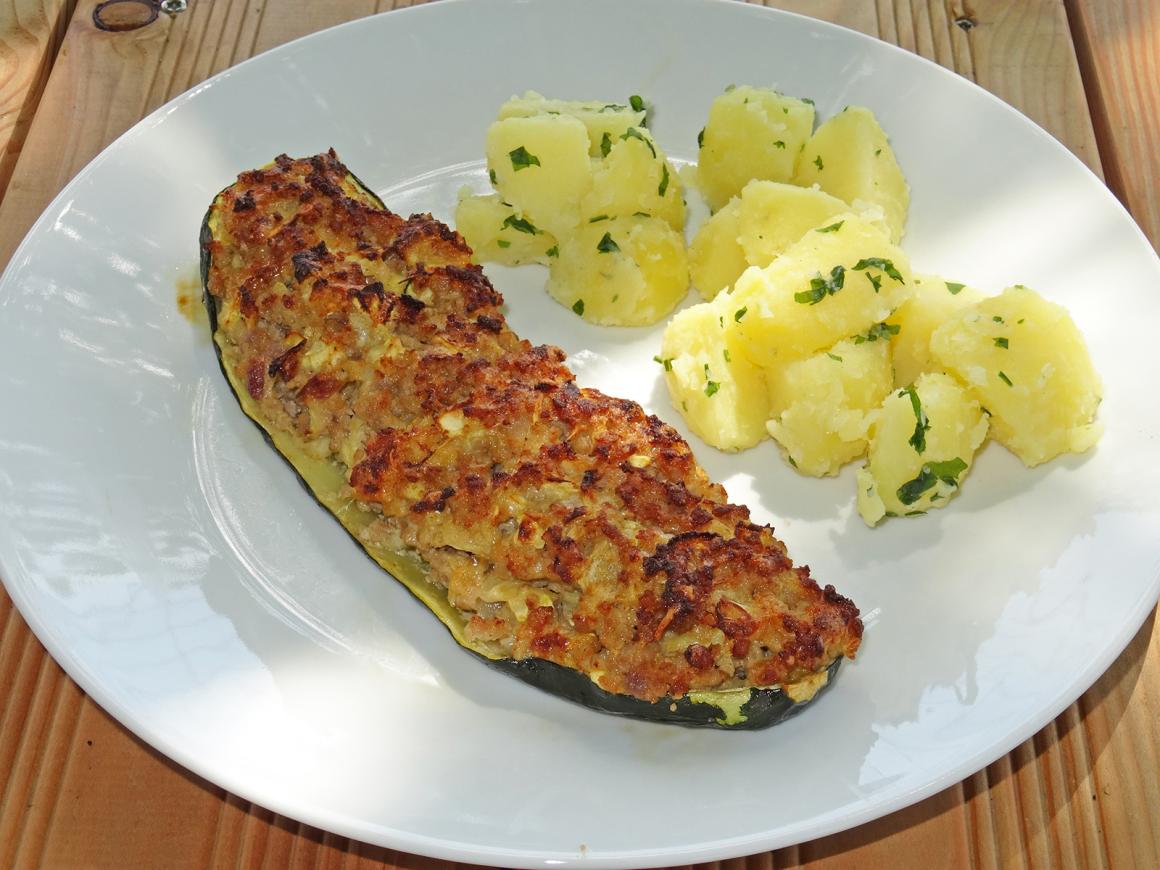 Gefüllte Zucchetti