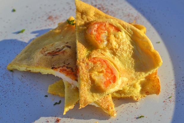 Tortilla de Gambas