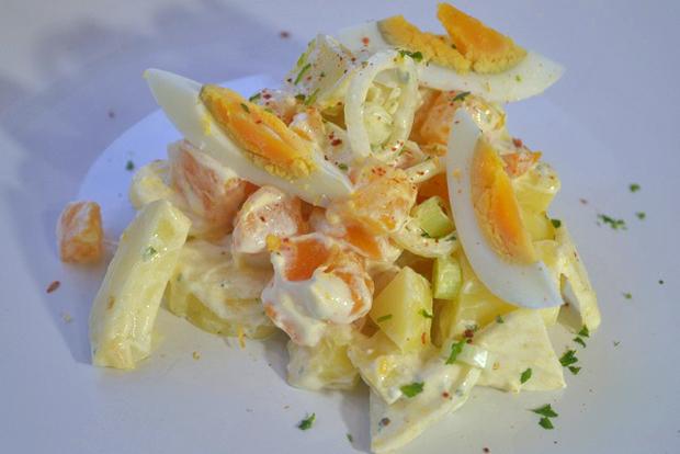 Kartoffel-Kürbissalat