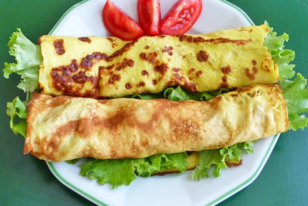 Palatschinken mit Hackfleisch