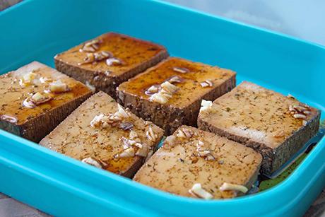 Tofu mariniert