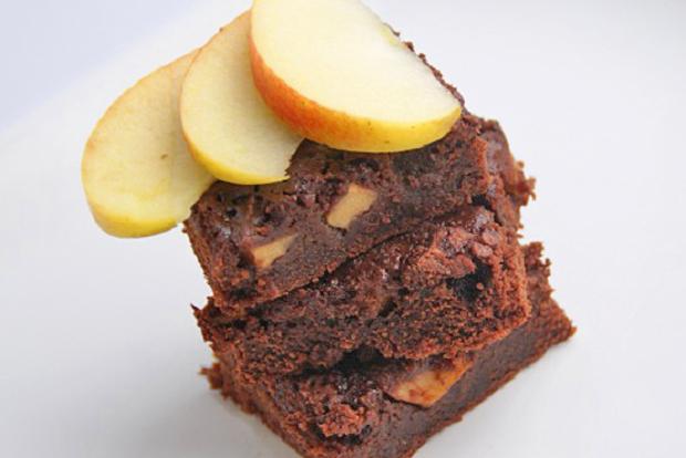 Apfel Brownies