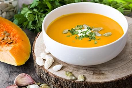 Cremige Kürbissuppe