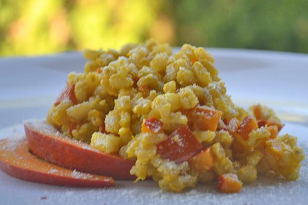 Kürbis-Gersten-Risotto
