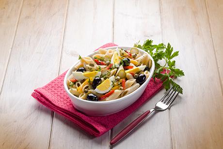 Herzhafter Nudelsalat