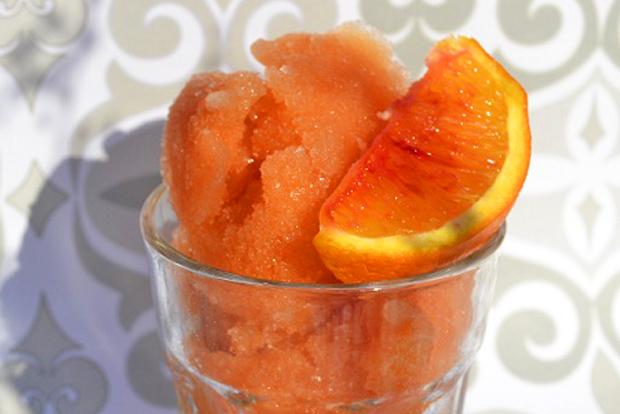 Blutorangensorbet