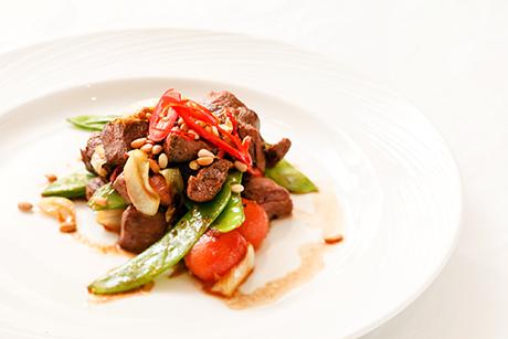 Rindsfilet mit Ingwer