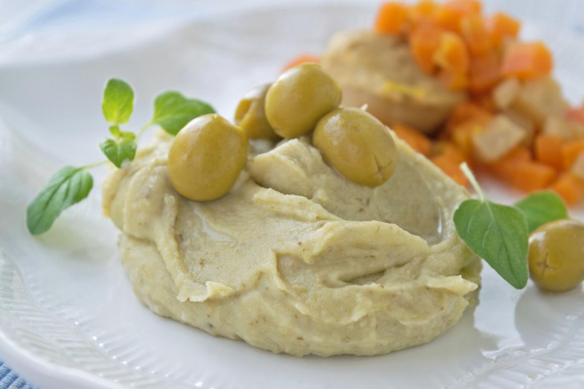 Sellerie-Oliven-Püree