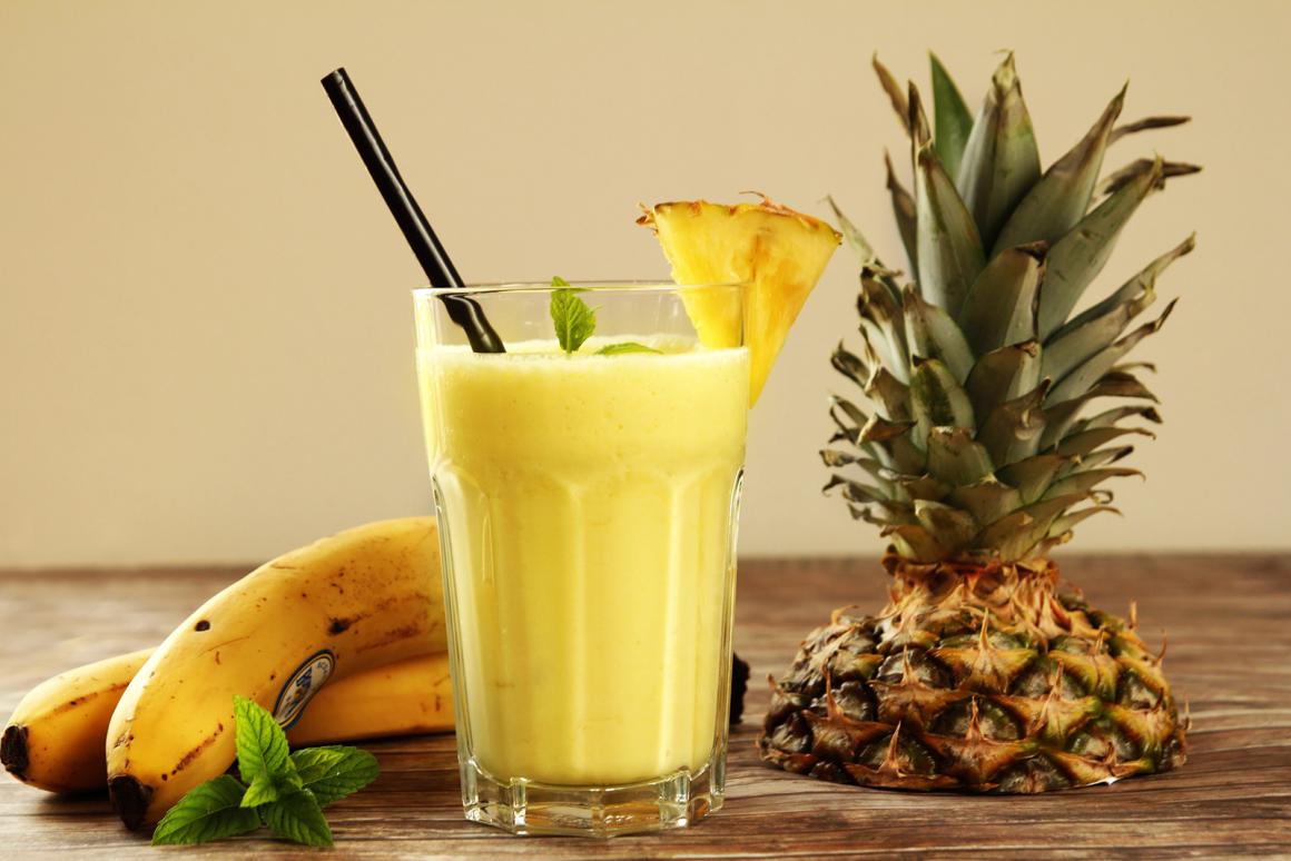 Ananas-Bananen-Shake - Rezept