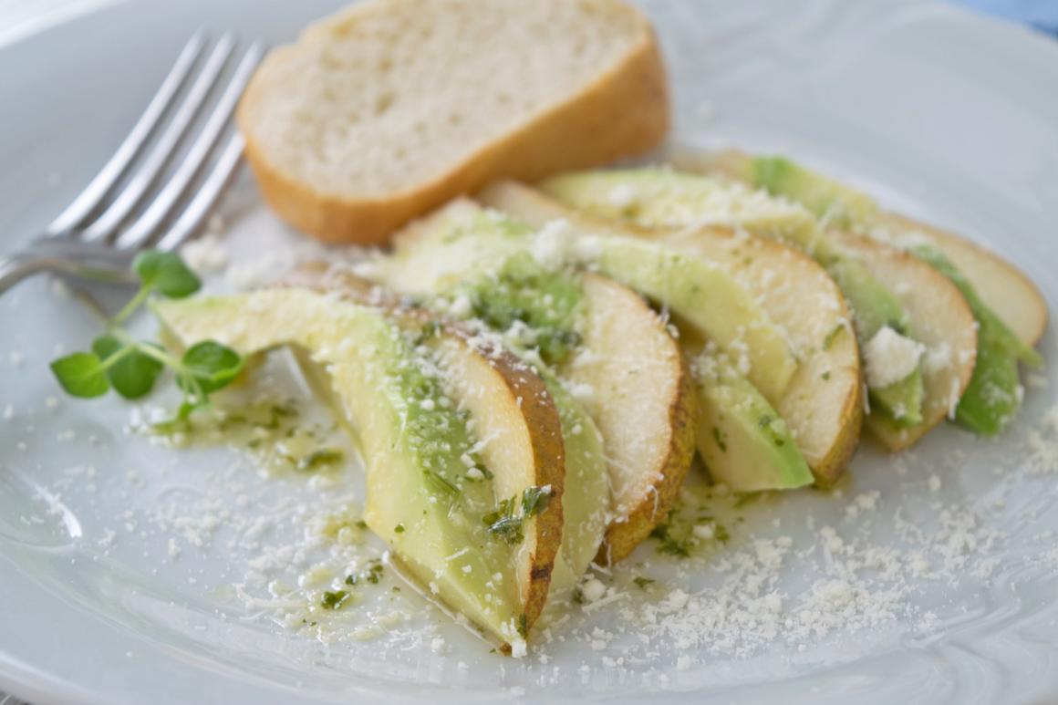 Birnen-Avocado-Carpaccio