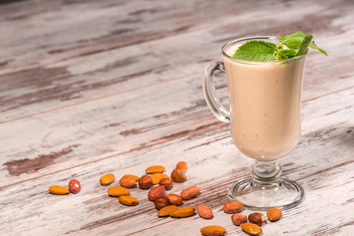 Zimtmilch mit Birne