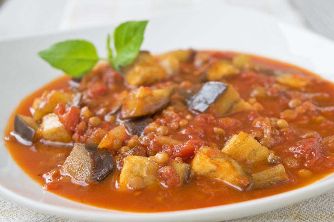 Linsenmix mit frischem Gemüse