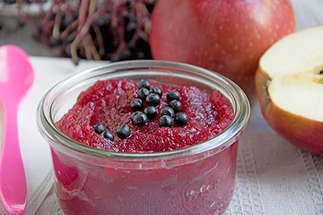 Apfel-Holunder-Mus