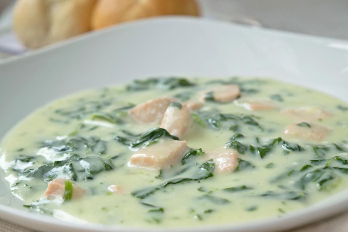 Kokos-Spinat-Suppe