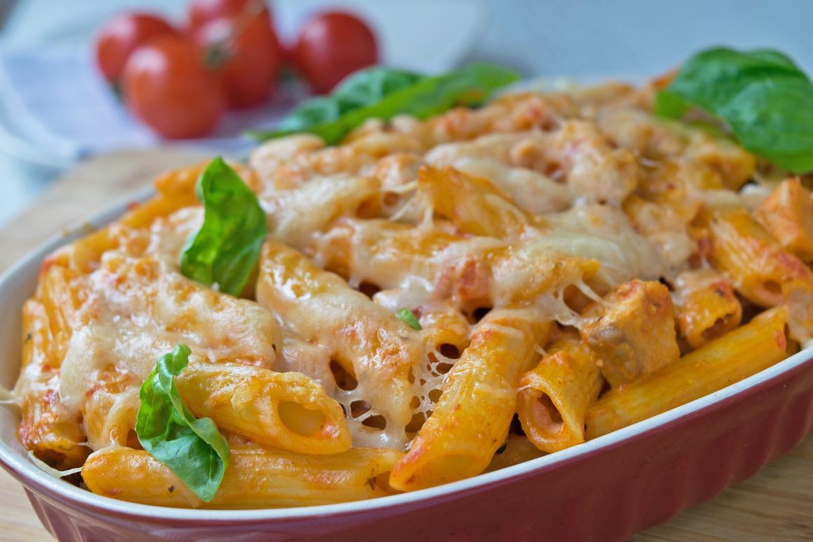 Nudel-Lachs Gratin