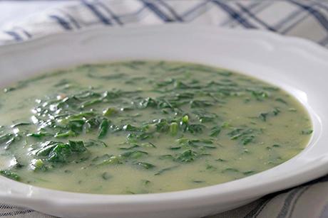 Spinatsuppe