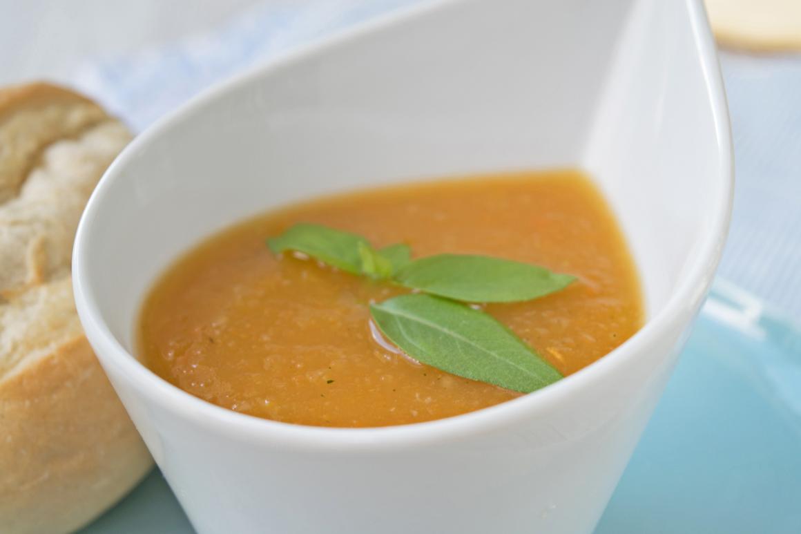 Rüeblisuppe mit Ingwer