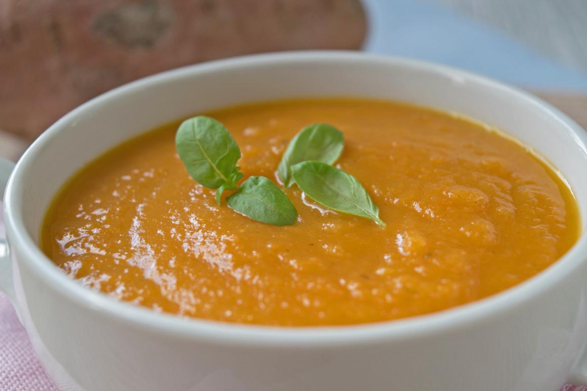 Süsskartoffel-Zitronengras-Suppe