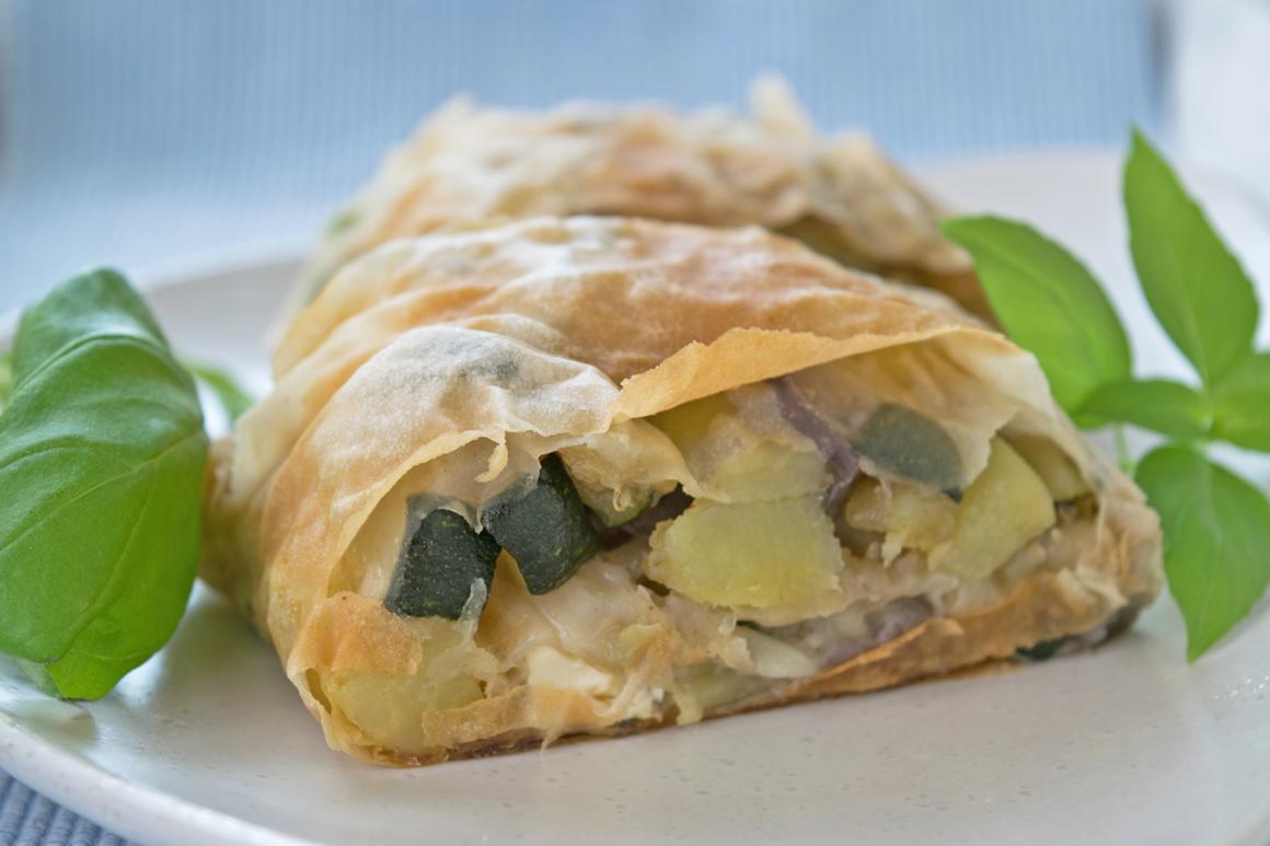 Auberginenstrudel