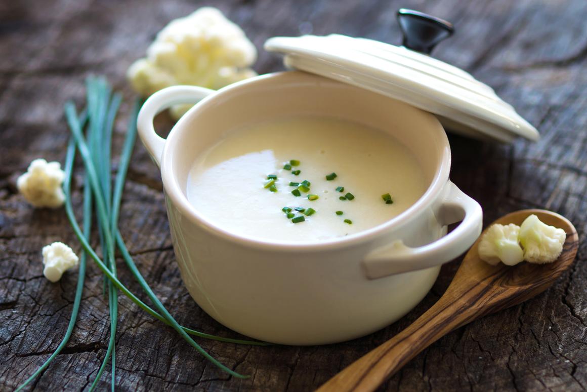 Blumenkohl-Suppe mit Ingwer