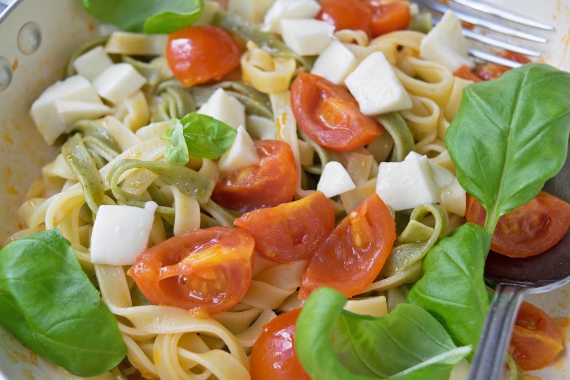 Tagliatelle mit feiner Olivenölsauce