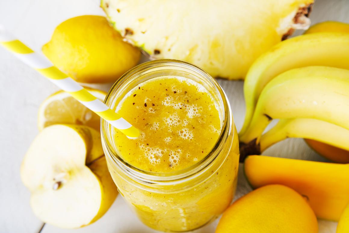 Apfel Ananas Shake - Rezept