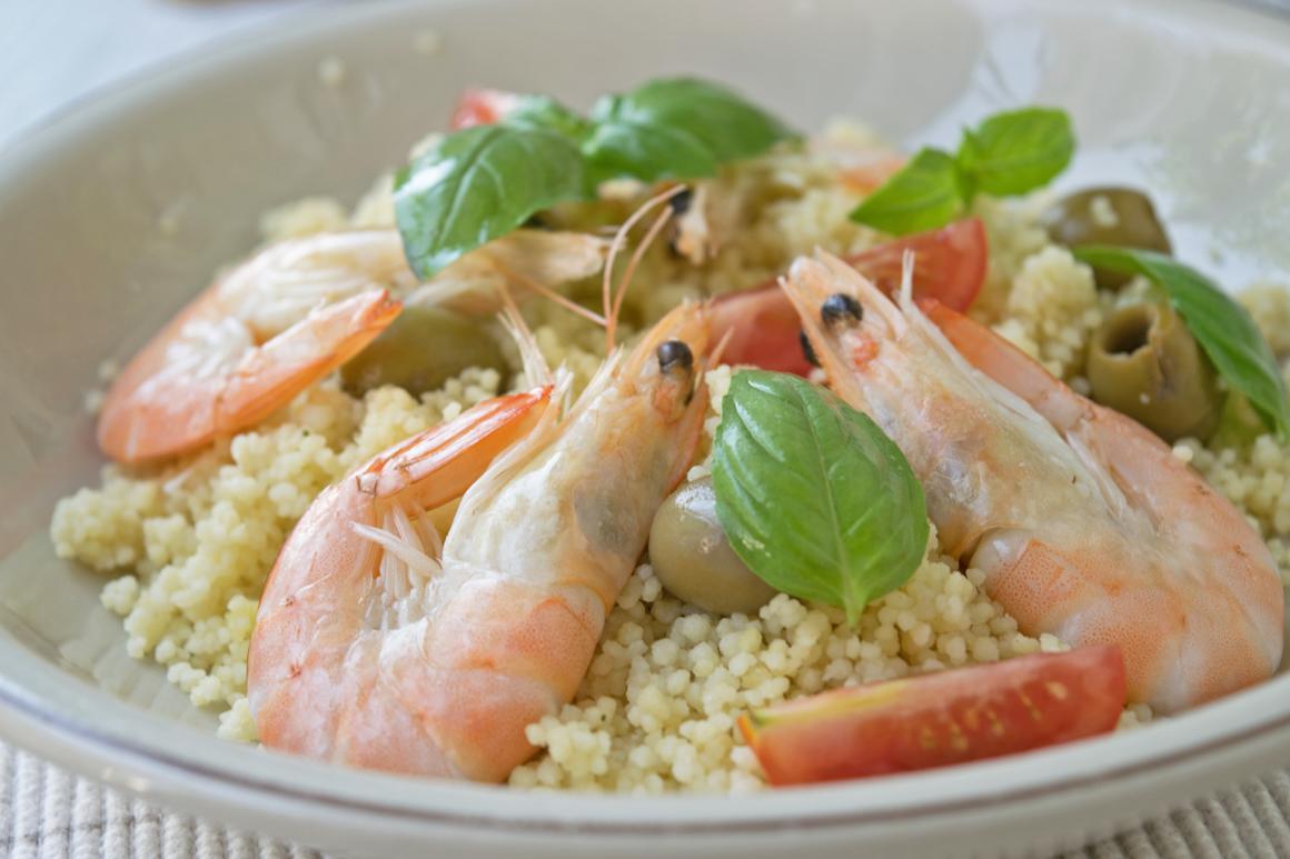 Couscous mit Meeresfrüchten