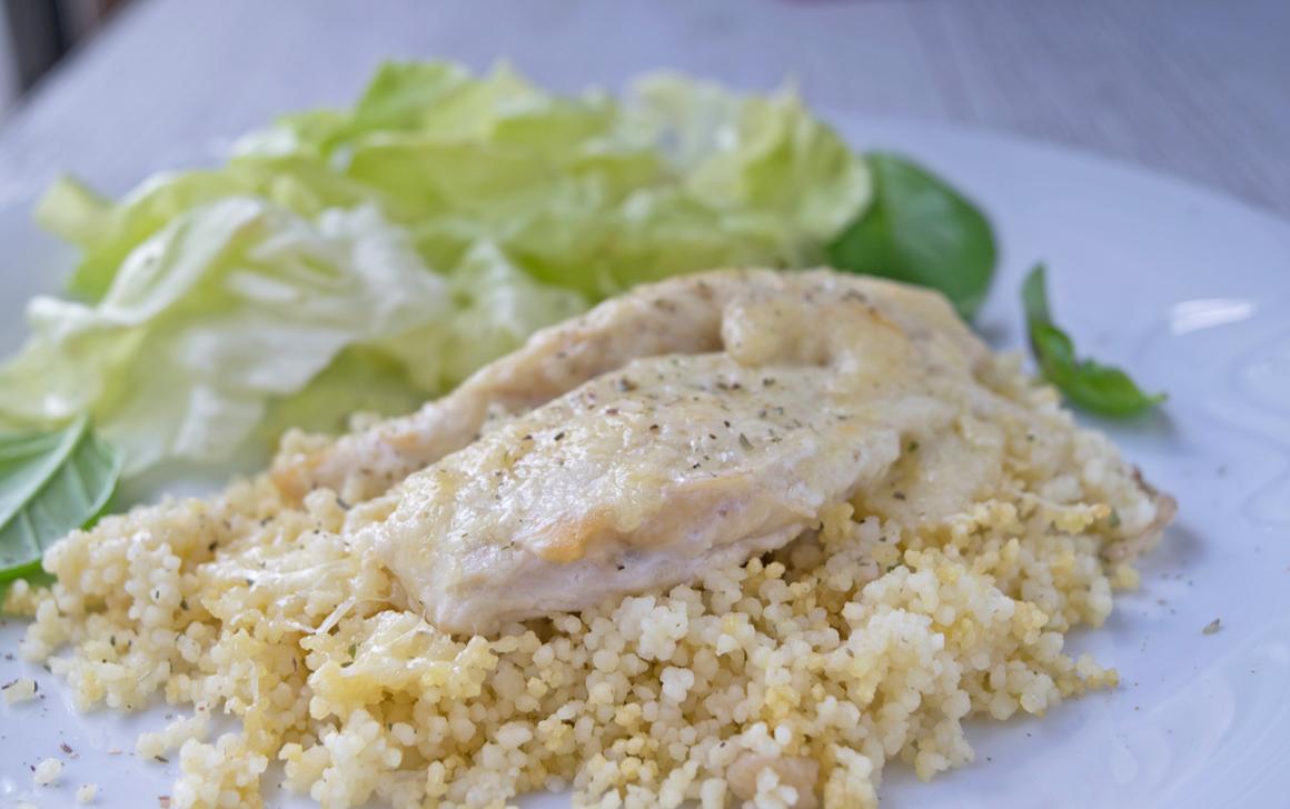 Limettencouscous mit Pouletbrustfilet