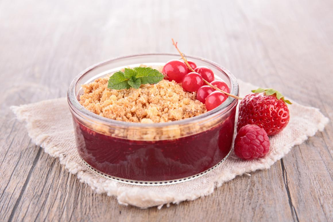 Himbeer Crumble