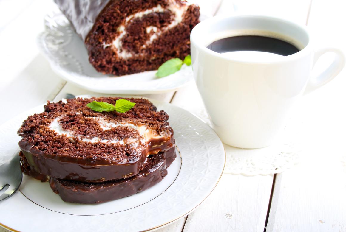 Schoko-Roulade