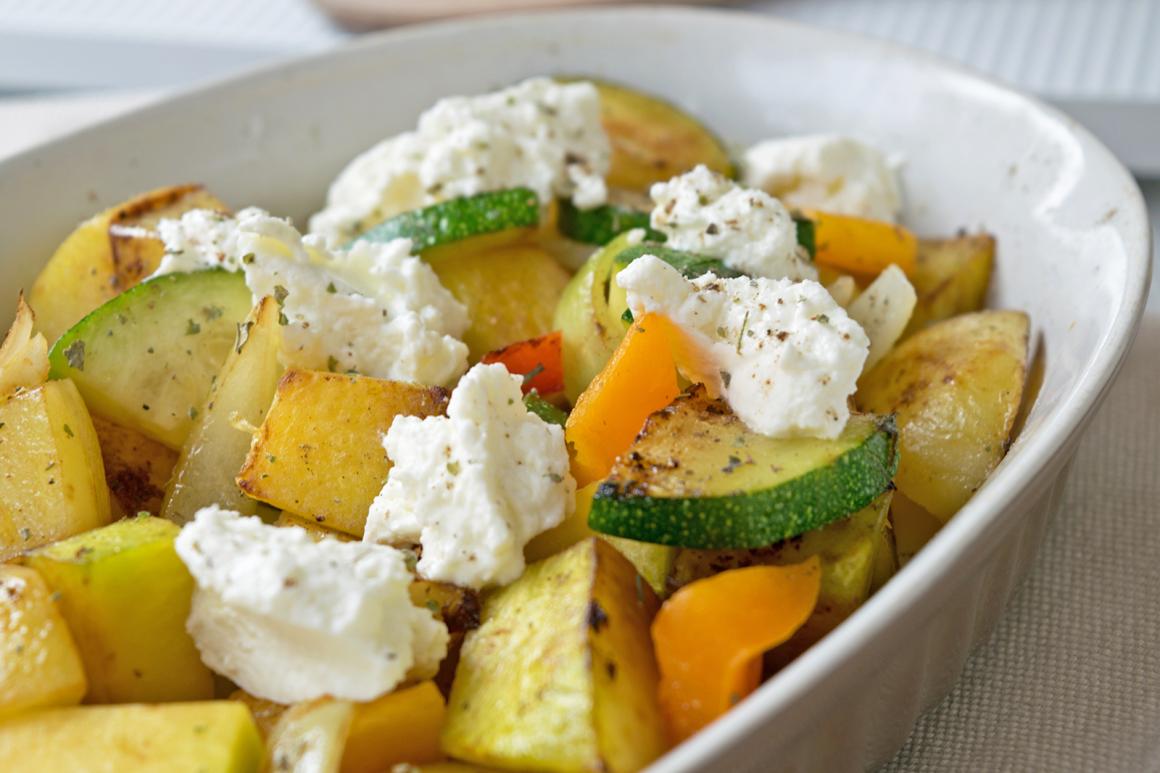 Ofengemüse an Feta