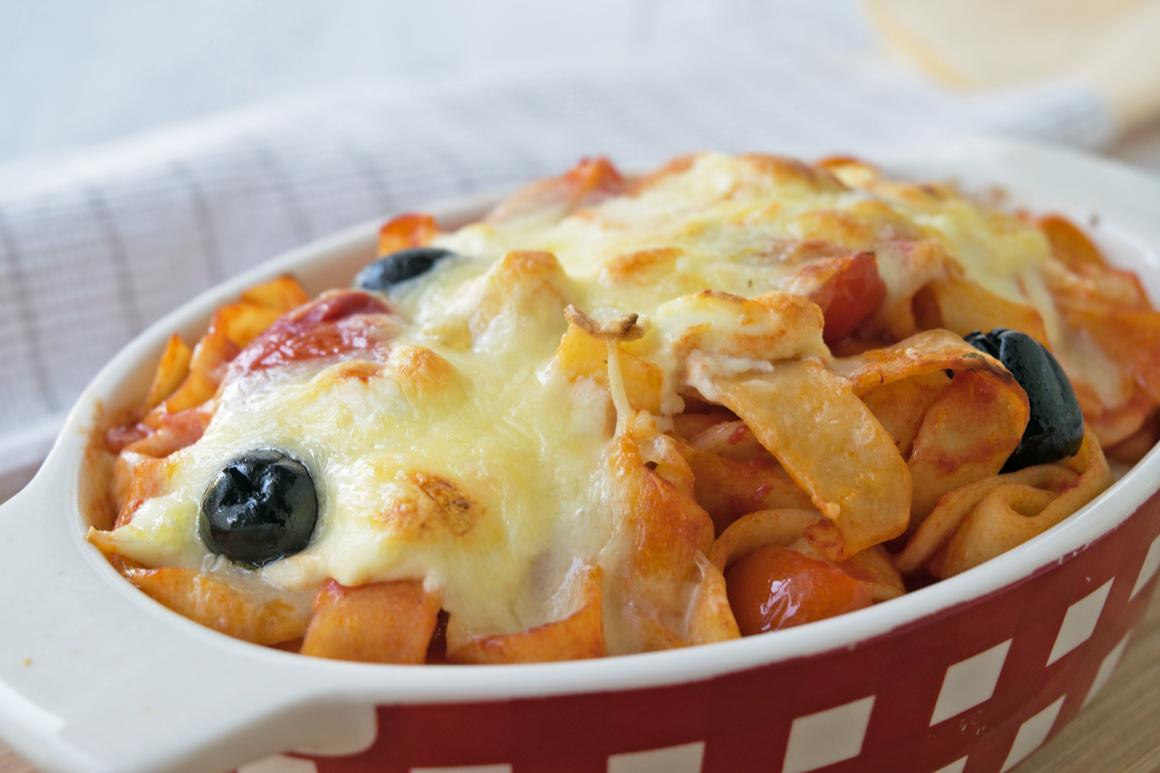 Tomaten-Basilikum-Gratin