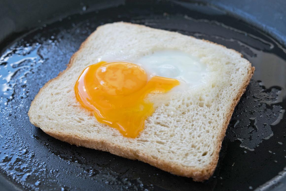 Ei im Toast