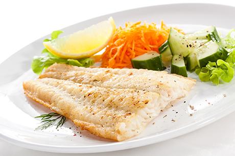 Gebratenes Fischfilet