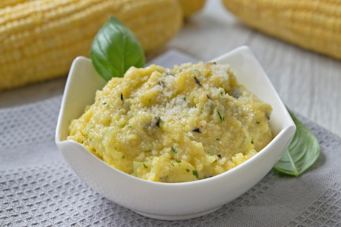 Polenta mit Lauch