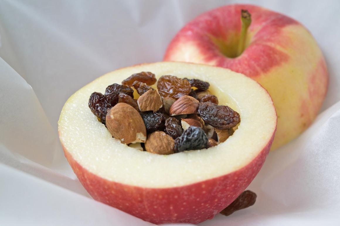 Gefüllter Apfel-Snack
