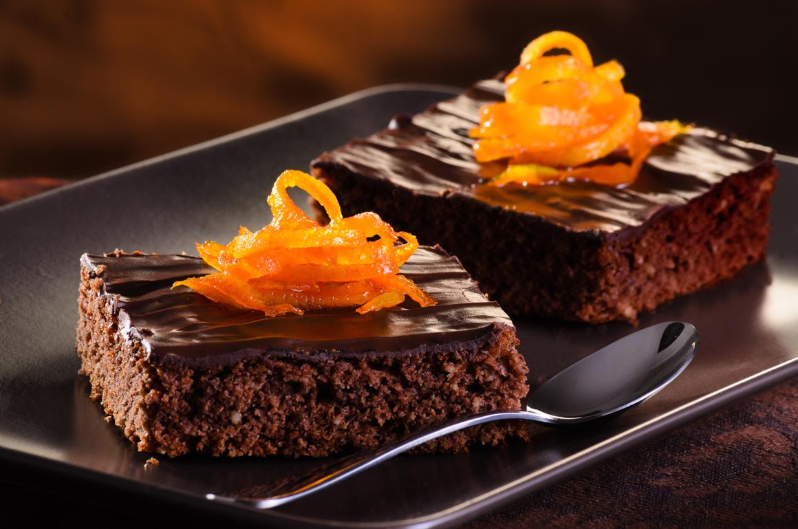 Brownie mit viel Kuvertüre